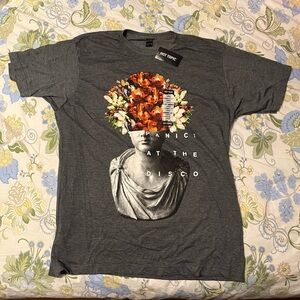 Hot Topic Panic! At the Disco gray t-shirt
